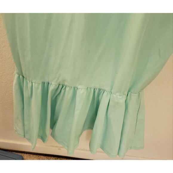 RebDolls Seafoam Green OTS Cotton Blend Ruffled Maxi 5X Runs Small Fits 2x NWT - Picture 6 of 11